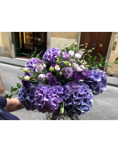 Bouquet ortensie e lisiantux