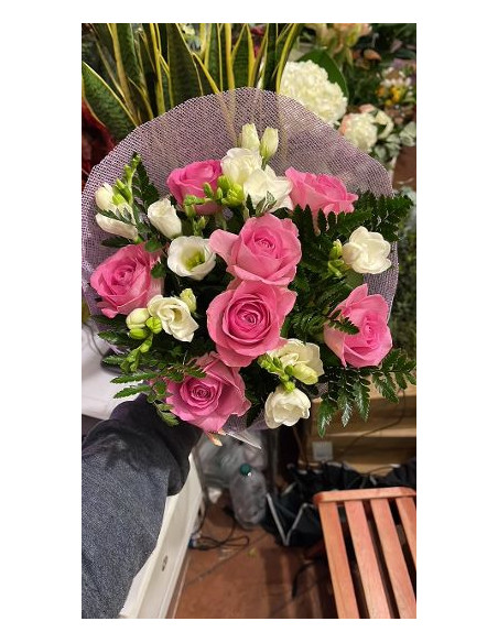 semplice bouquet da passeggio