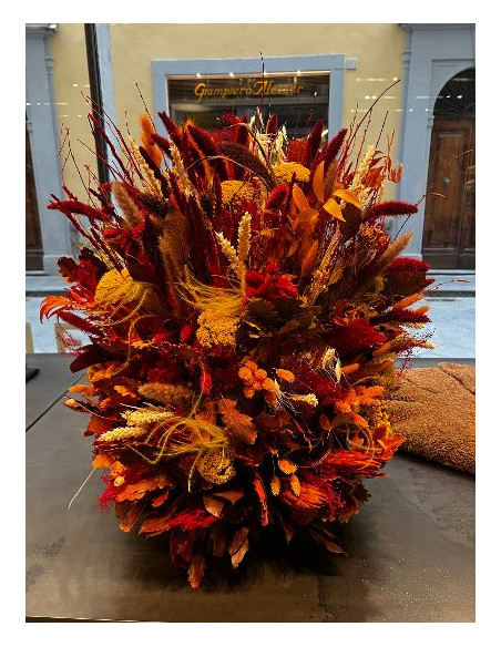 Fiamma di Colori con Fiori Secchi